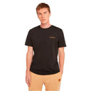 Timberland Ανδρική Μπλούζα Small Linear Logo Print Tee TB0A5QQT001 Μαύρο