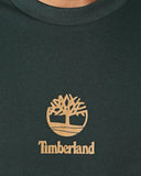 Timberland Ανδρικό T-Shirt Print Stack Logo TBC0YHQUEA1 Πράσινο