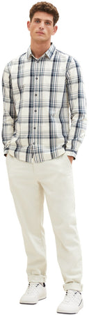 Tom Tailor Ανδρικό Πουκάμισο Καρό Checked Shirt 1037436-32280 Μπλε