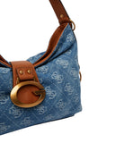 Guess Γυναικεία Μεσαία Τσάντα Ώμου Camden HWBB9308180-Denim Logo