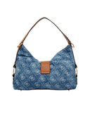 Guess Γυναικεία Μεσαία Τσάντα Ώμου Camden HWBB9308180-Denim Logo