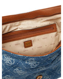Guess Γυναικεία Μεσαία Τσάντα Ώμου Camden HWBB9308180-Denim Logo