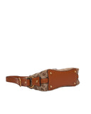 Guess Γυναικεία Τσάντα Ώμου Camden Mini HWBB9308720-Latte Logo/Cognac