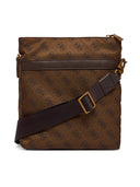 Guess Ανδρική Τσάντα Ώμου Berlin Crossbody HMBENPP6123-COF Καφέ
