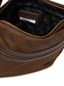 Guess Ανδρική Τσάντα Ώμου Berlin Crossbody HMBENPP6123-COF Καφέ