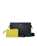 Guess Τσάντα Ώμου Φάκελος Milano HMMILOP6157-BLA Μαύρο