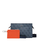 Guess Τσάντα Ώμου Φάκελος Milano HMMILOP6157-BUD Μπλε