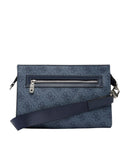Guess Τσάντα Ώμου Φάκελος Milano HMMILOP6157-BUD Μπλε