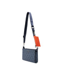 Guess Τσάντα Ώμου Φάκελος Milano HMMILOP6157-BUD Μπλε