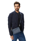 Guess Τσάντα Ώμου Φάκελος Milano HMMILOP6157-BUD Μπλε