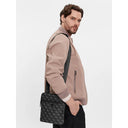 Guess Τσαντάκι Ώμου Vezzola Milano Crossbody Flat HMEVZLP2223-DAB Μαύρο