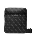 Guess Τσαντάκι Ώμου Vezzola Milano Crossbody Flat HMEVZLP2223-DAB Μαύρο