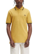 Fred Perry Ανδρική Μπλούζα Twin Tipped Polo M3600-Y62 Κίτρινο