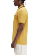 Fred Perry Ανδρική Μπλούζα Twin Tipped Polo M3600-Y62 Κίτρινο