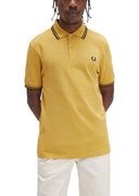 Fred Perry Ανδρική Μπλούζα Twin Tipped Polo M3600-Y62 Κίτρινο