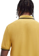 Fred Perry Ανδρική Μπλούζα Twin Tipped Polo M3600-Y62 Κίτρινο