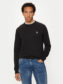 Us Polo Assn. Ανδρικό Πουλόβερ US42 173 006-01-199 Μαύρο