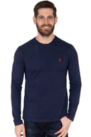 Us Polo Assn. Ανδρικό T-Shirt Μακρυμάνικο Will US40 168 003-179 Μπλε