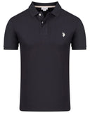 U.S. Polo Assn. Ανδρική Μπλούζα Polo Κοντομάνικη US43197036-199 Μαύρο