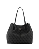 Guess Γυναικεία Τσάντα Victorria ESG951428-Coal Logo