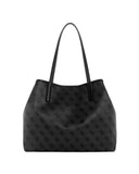Guess Γυναικεία Τσάντα Victorria ESG951428-Coal Logo