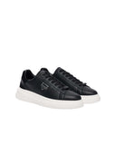 Guess Ανδρικό Δερμάτινο Παπούτσι Elban FMFLBANLEL12-Black Μαύρο