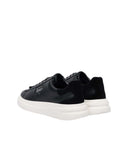 Guess Ανδρικό Δερμάτινο Παπούτσι Elban FMFLBANLEL12-Black Μαύρο