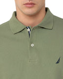 Nautica Ανδρική Μπλούζα Πόλο Κοντομάνικη Cabin Polo N1CR0110-514 Olive