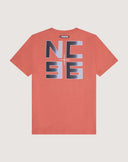 Nautica Ανδρική Μπλούζα T-Shirt 3NCN7V03935-709 Κοραλί