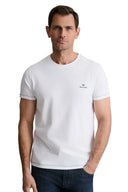 Navy & Green Ανδρικό T-Shirt 24MO.001/P.3 White Λευκό