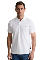 Navy & Green Ανδρική Μπλούζα Πόλο Κοντομάνικη 24GE.300.9 White Λευκό