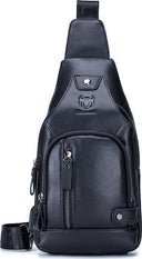 Δερμάτινο τσαντάκι body Bull Captain XB 129 μαύρο