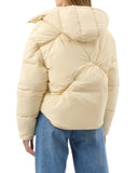 Guess Γυναικείο Μπουφάν Fausta Puffy Jacket V6BL01W4268-G1H6 Εκρού