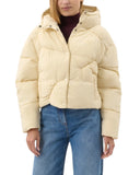 Guess Γυναικείο Μπουφάν Fausta Puffy Jacket V6BL01W4268-G1H6 Εκρού
