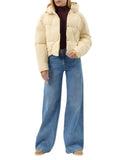Guess Γυναικείο Μπουφάν Fausta Puffy Jacket V6BL01W4268-G1H6 Εκρού
