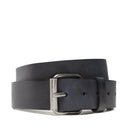 Timberland Ανδρική Δερμάτινη Ζώνη Leather Belt TB0A23UE-433 Μπλε