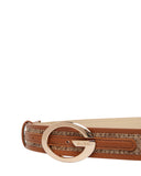 Guess Γυναικεία Ζώνη Camden BW9467P6330-LGA Καφέ