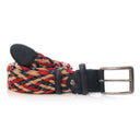 Ανδρική Δερμάτινη Ζώνη Πλεκτή Nino Venturi B371/1 Multicolour