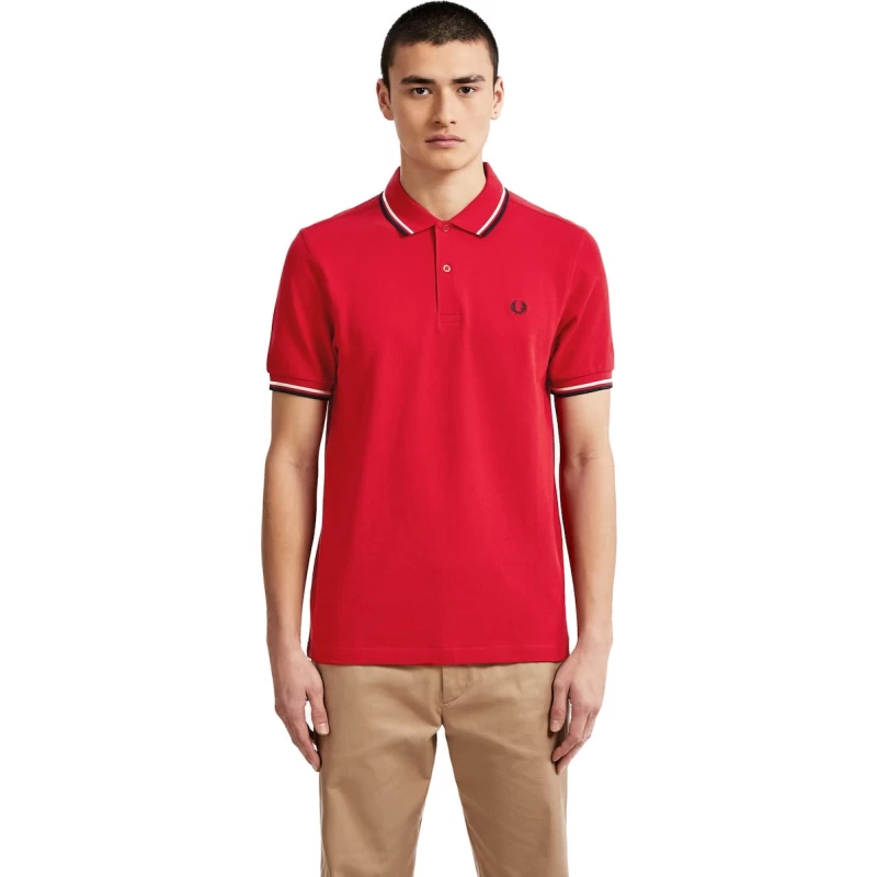 Ανδρική Polo Μπλούζα FRED PERRY Red M3600-401