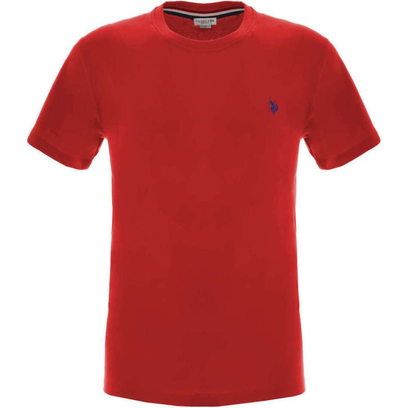 U.S. Polo Assn. Ανδρικο T-shirt DBL.Horse 5994049351-155 Red