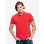 Tom Tailor Ανδρική Μπλούζα Basic Polo With Contrast 1016502-15220 Κόκκινο