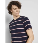 Tom Tailor Ανδρική Μπλούζα T-Shirt With Stripe 1023831-25897 Μπλε