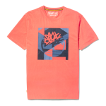 Timberland Ανδρική Μπλούζα SS Coastal Cool Graphic Logo Print T-Shirt TB0A2DNJ801-Κοραλί