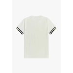 Fred Perry Ανδρική Μπλούζα Abstract Cuff T-Shirt M1601-129 Snow White