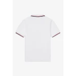 Fred Perry Ανδρική Μπλούζα Twin Tipped Polo M3600-748 White