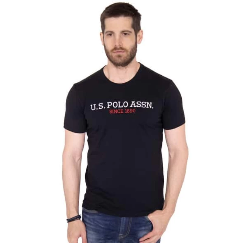 Us. Polo Assn. Ανδρική Μπλούζα Institutional T-Shirt 5994149351-199 Black