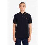 Fred Perry Ανδρική Μπλούζα Twin Tipped Polo M3600-M68 Navy Dark Caramel