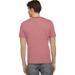 Tom Tailor Ανδρική Μπλούζα Finestriped T-Shirt With Print 1025985-19597 Κοραλί