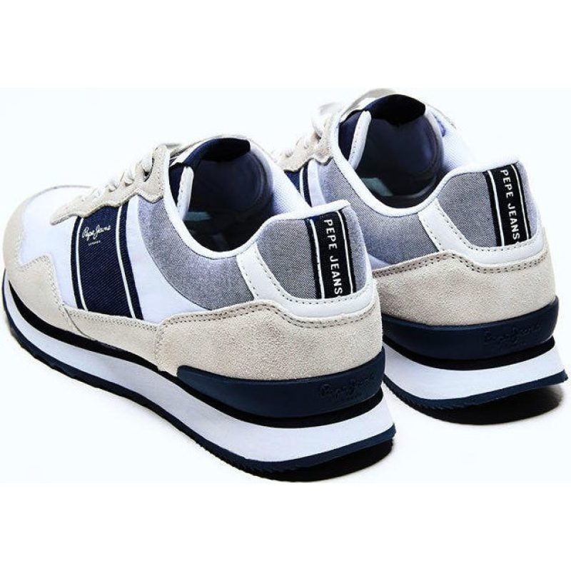 Pepe Jeans Ανδρικά Sneakers Cross 4 Sailor PMS30702-800 Λευκό