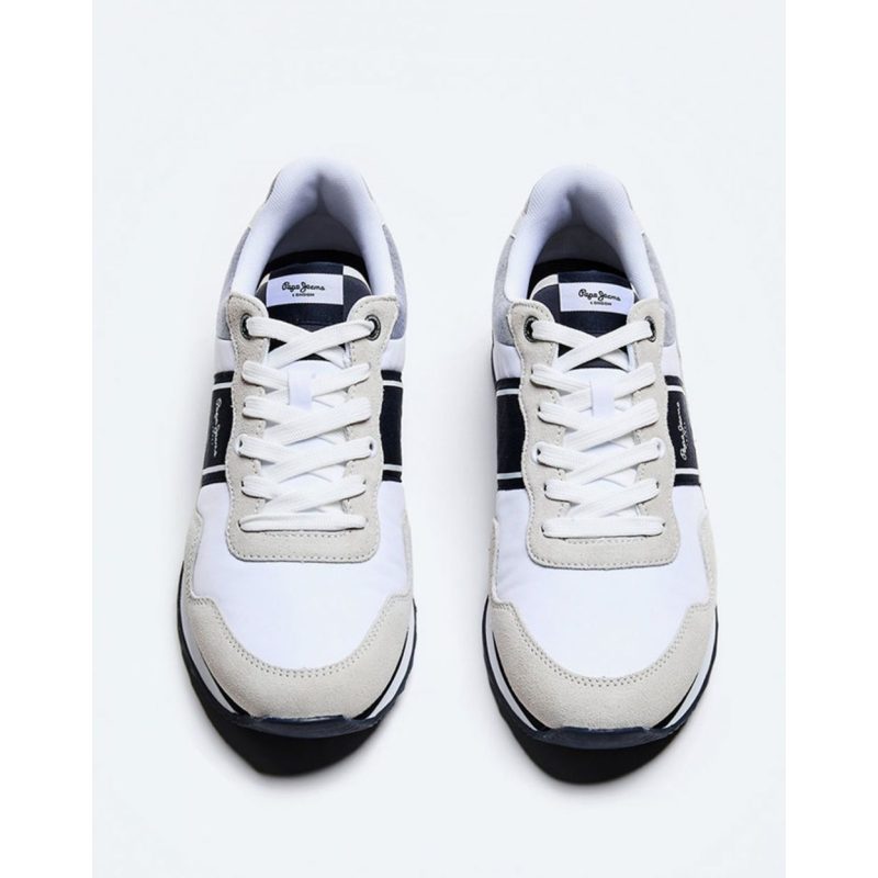 Pepe Jeans Ανδρικά Sneakers Cross 4 Sailor PMS30702-800 Λευκό